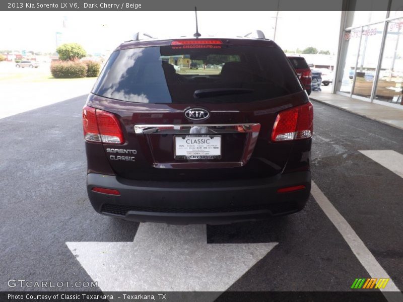 Dark Cherry / Beige 2013 Kia Sorento LX V6