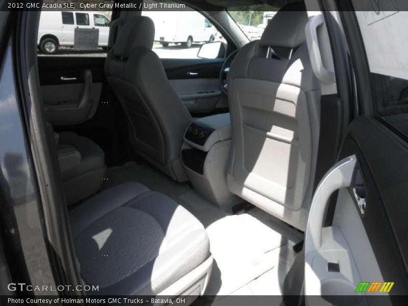 Cyber Gray Metallic / Light Titanium 2012 GMC Acadia SLE
