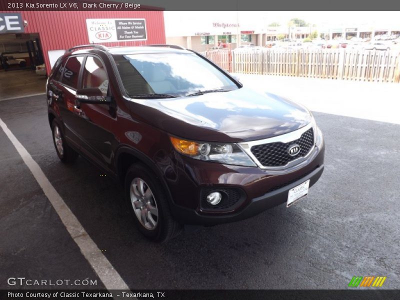 Dark Cherry / Beige 2013 Kia Sorento LX V6