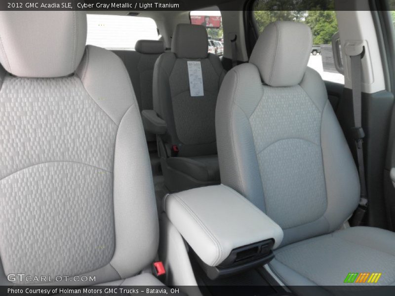 Cyber Gray Metallic / Light Titanium 2012 GMC Acadia SLE