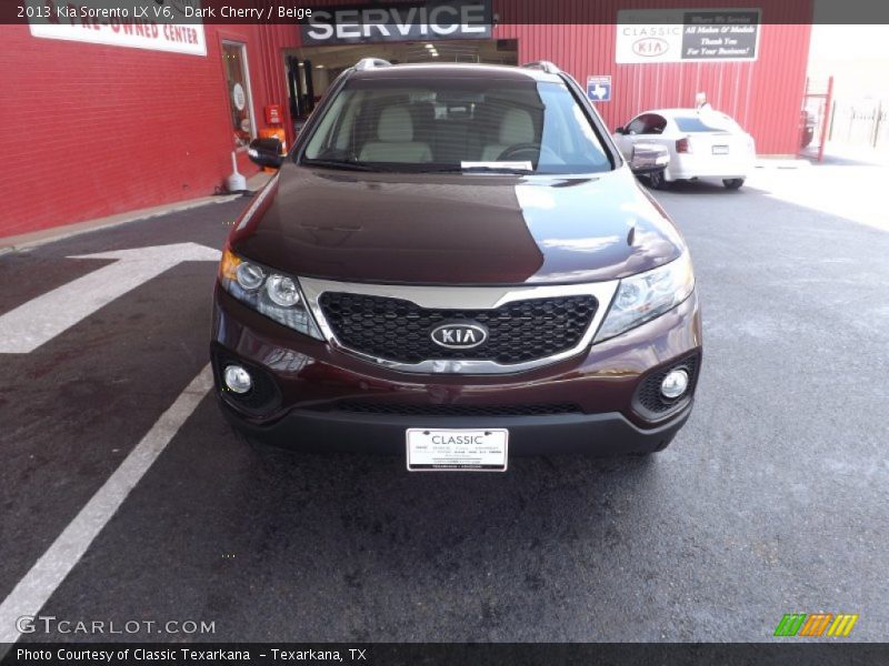 Dark Cherry / Beige 2013 Kia Sorento LX V6