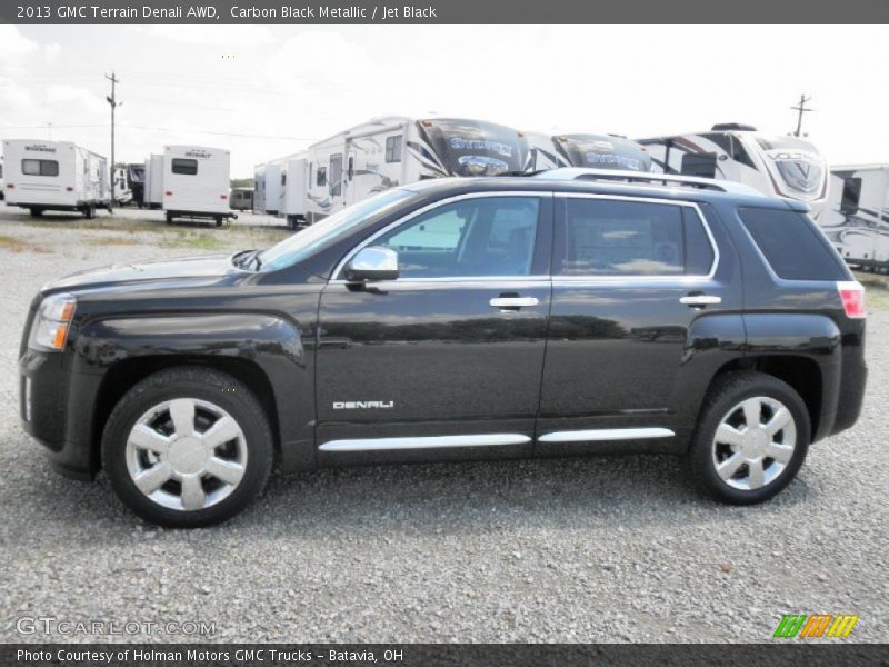 Carbon Black Metallic / Jet Black 2013 GMC Terrain Denali AWD