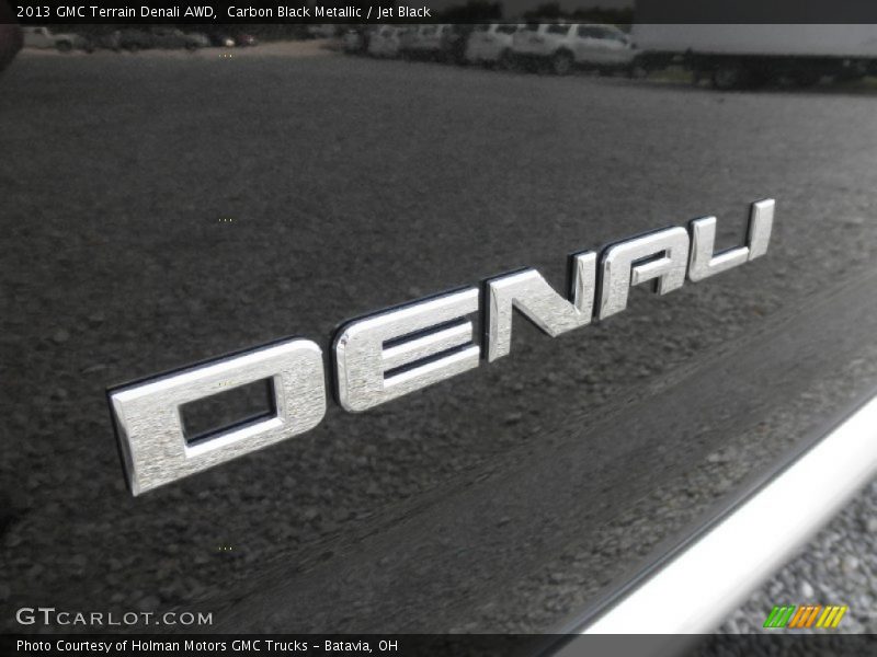 Carbon Black Metallic / Jet Black 2013 GMC Terrain Denali AWD