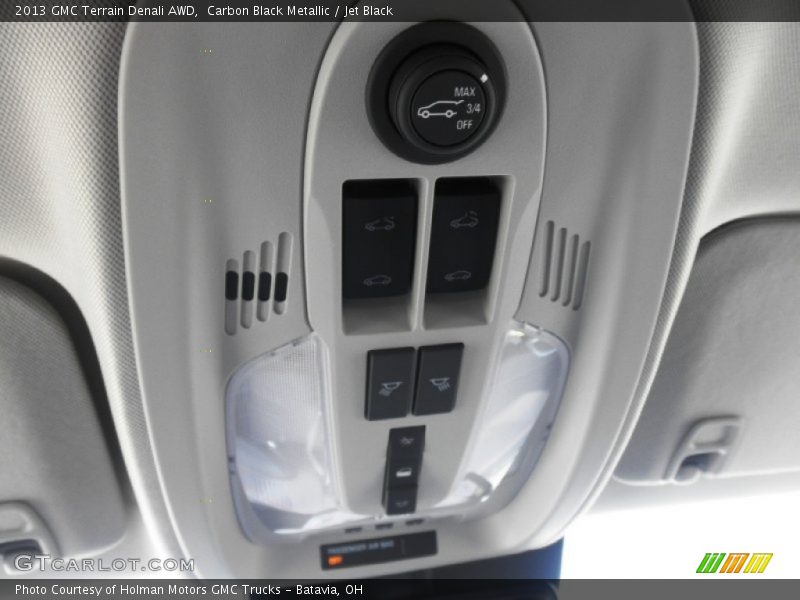 Carbon Black Metallic / Jet Black 2013 GMC Terrain Denali AWD
