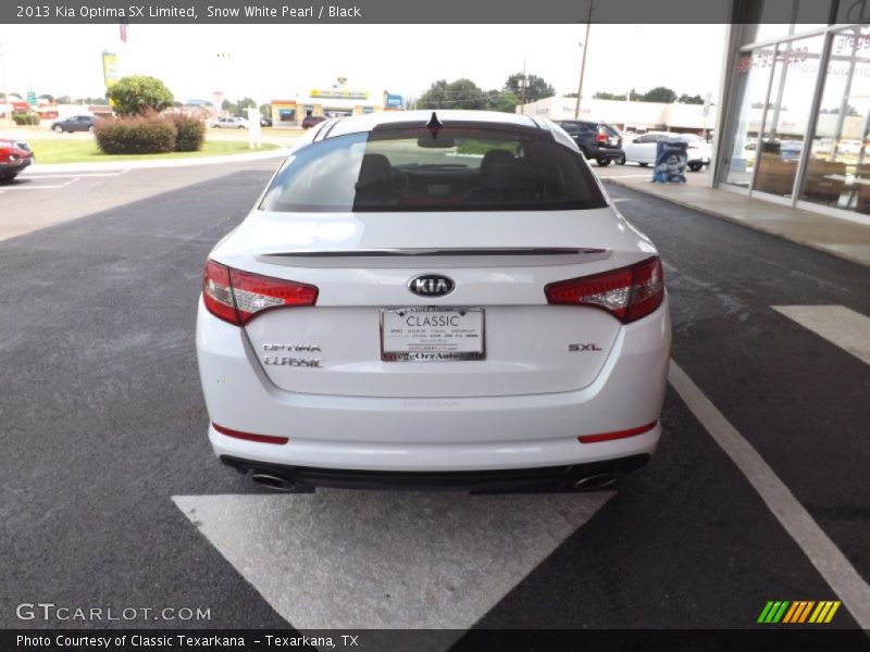 Snow White Pearl / Black 2013 Kia Optima SX Limited