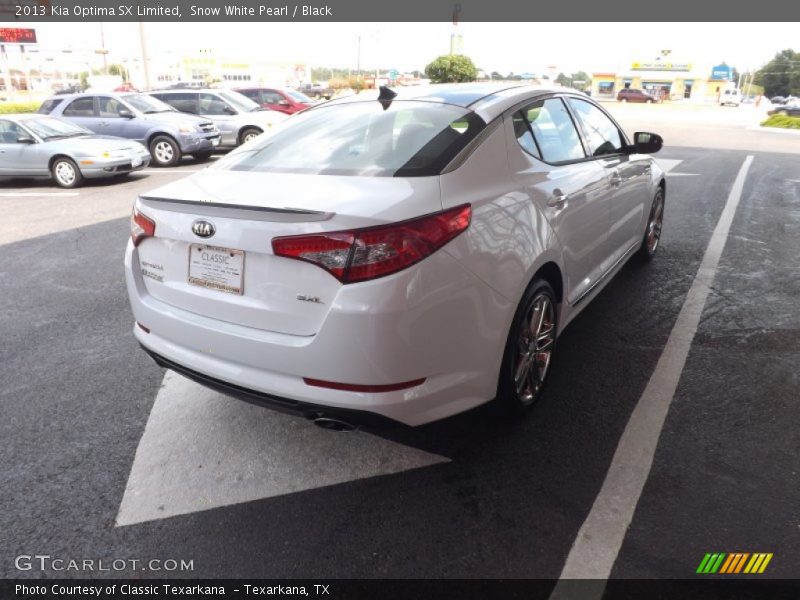 Snow White Pearl / Black 2013 Kia Optima SX Limited