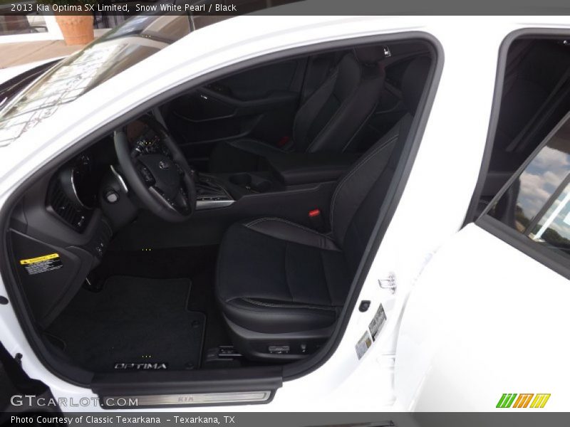 Snow White Pearl / Black 2013 Kia Optima SX Limited