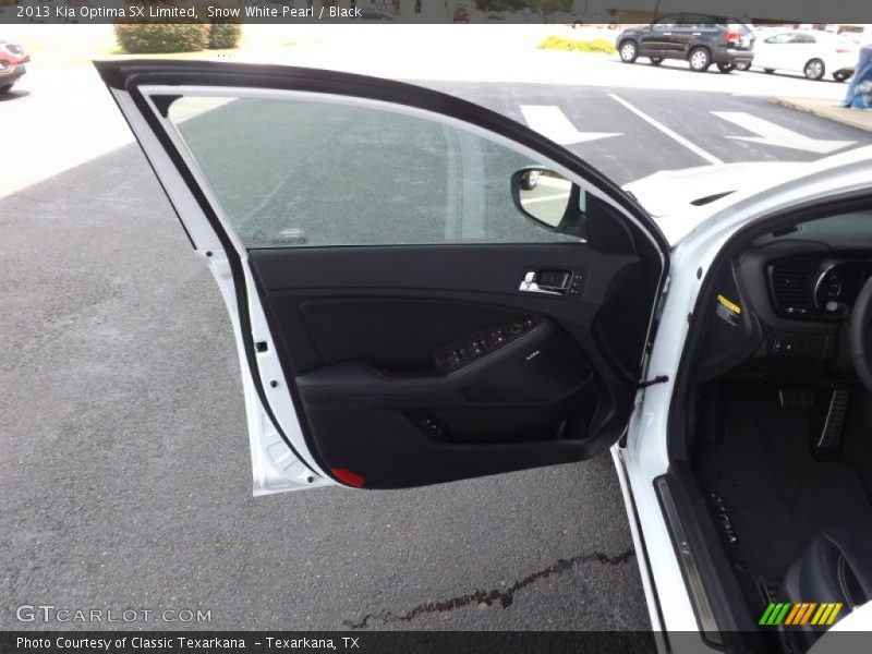 Snow White Pearl / Black 2013 Kia Optima SX Limited