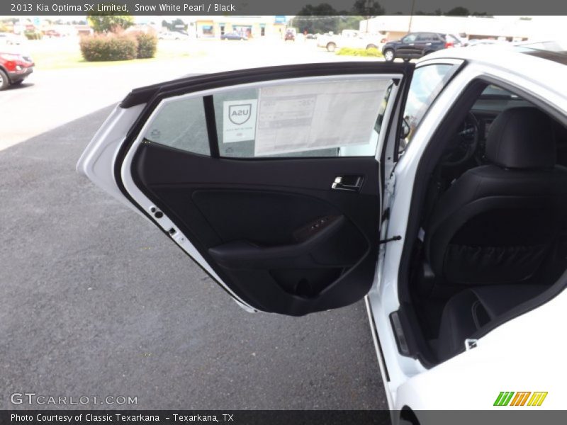 Snow White Pearl / Black 2013 Kia Optima SX Limited