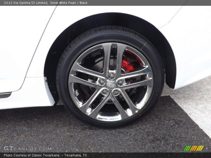 Snow White Pearl / Black 2013 Kia Optima SX Limited