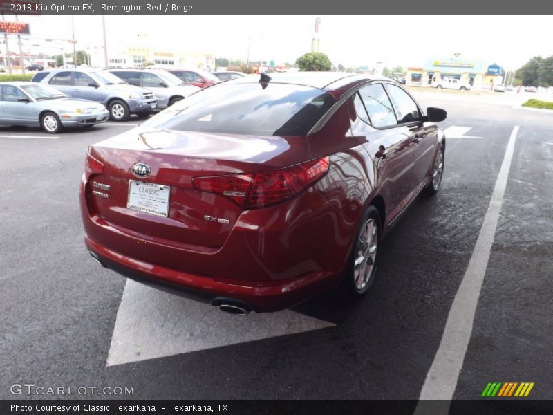 Remington Red / Beige 2013 Kia Optima EX