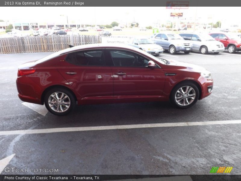Remington Red / Beige 2013 Kia Optima EX