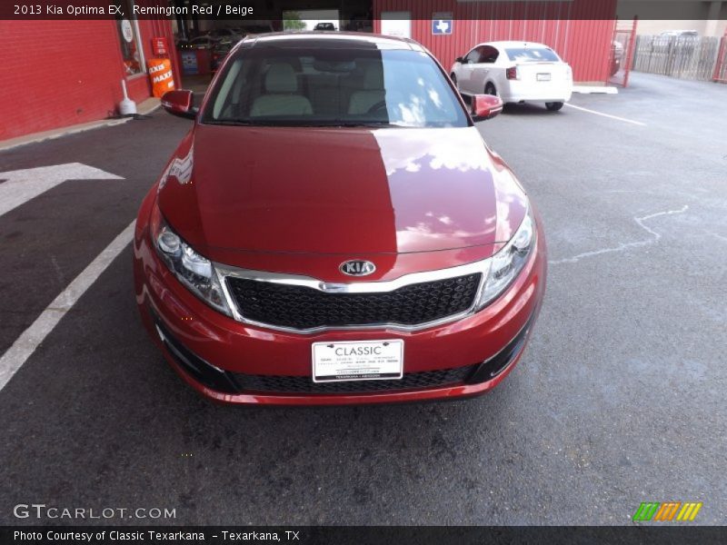 Remington Red / Beige 2013 Kia Optima EX