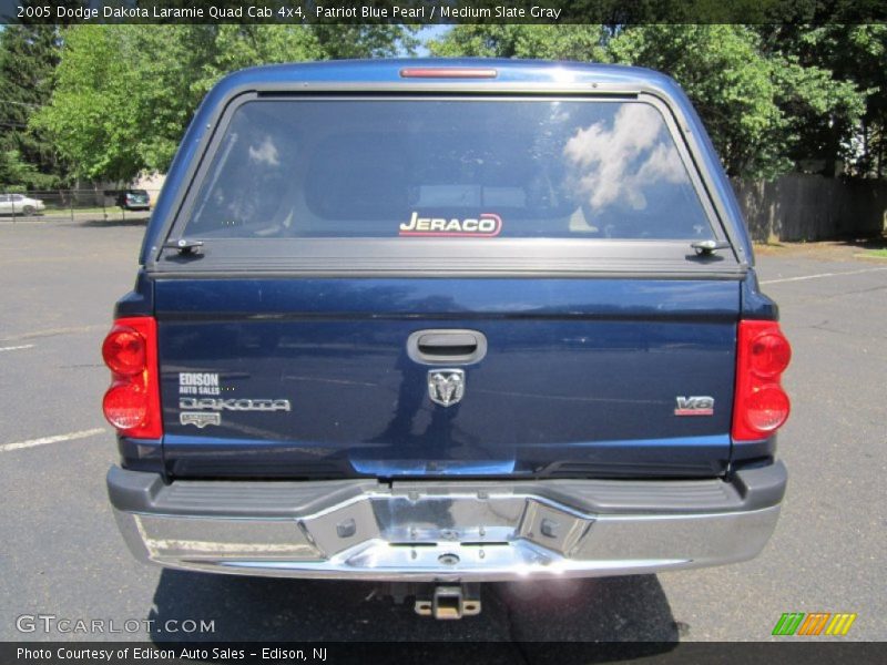 Patriot Blue Pearl / Medium Slate Gray 2005 Dodge Dakota Laramie Quad Cab 4x4