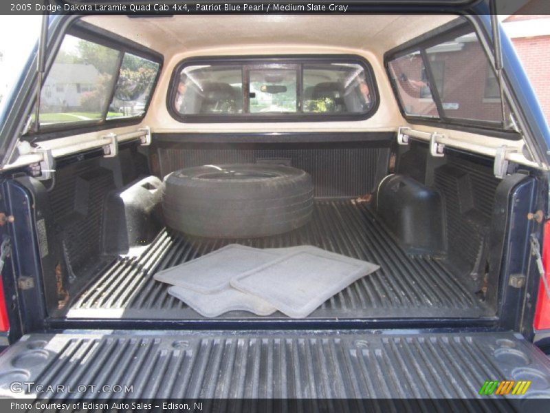 Patriot Blue Pearl / Medium Slate Gray 2005 Dodge Dakota Laramie Quad Cab 4x4