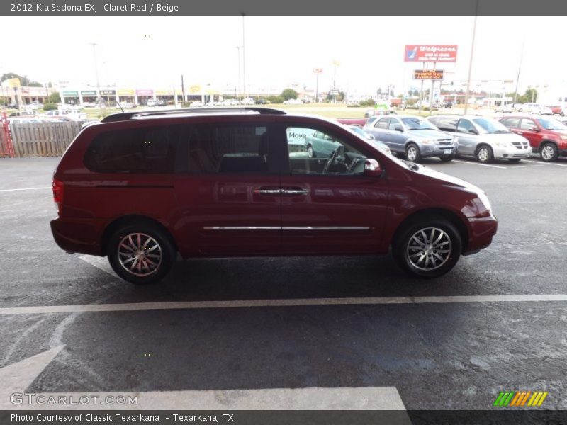 Claret Red / Beige 2012 Kia Sedona EX