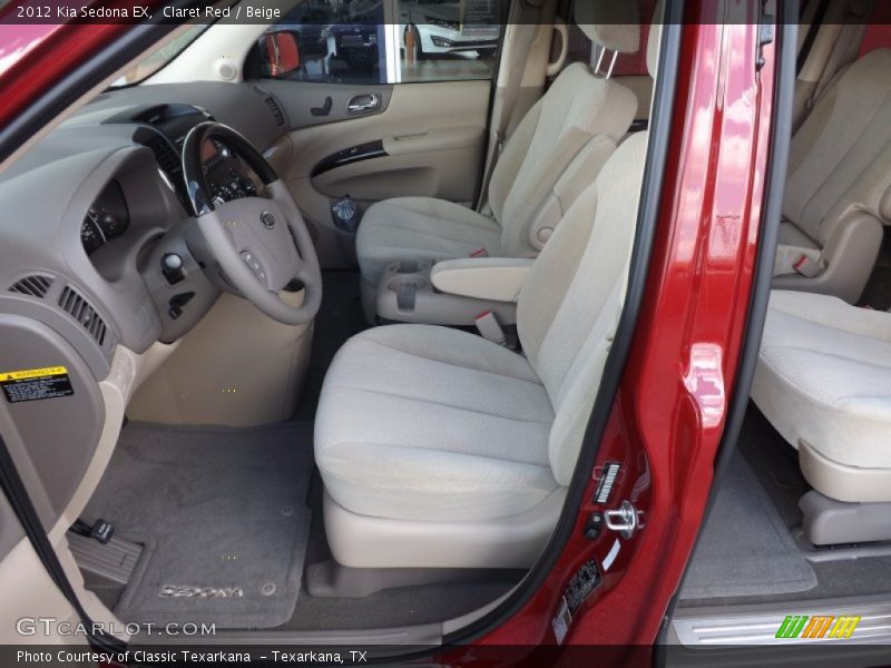 Claret Red / Beige 2012 Kia Sedona EX