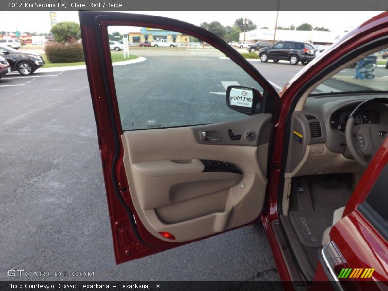 Claret Red / Beige 2012 Kia Sedona EX