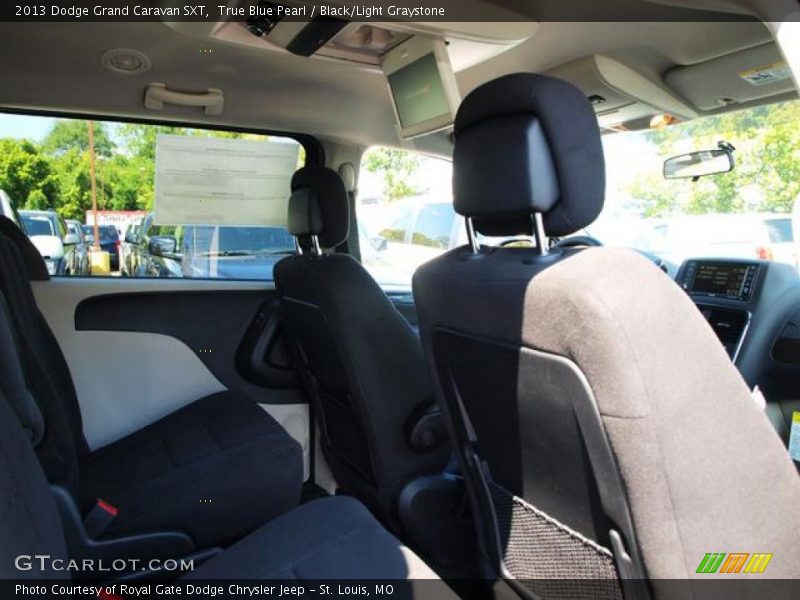 True Blue Pearl / Black/Light Graystone 2013 Dodge Grand Caravan SXT