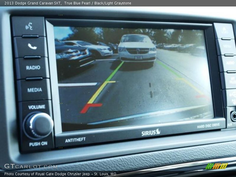 True Blue Pearl / Black/Light Graystone 2013 Dodge Grand Caravan SXT