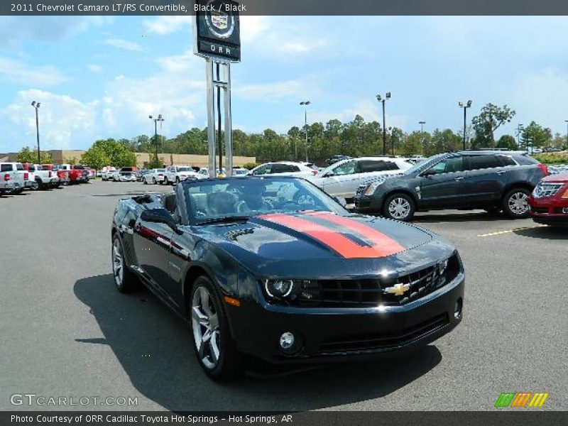 Black / Black 2011 Chevrolet Camaro LT/RS Convertible