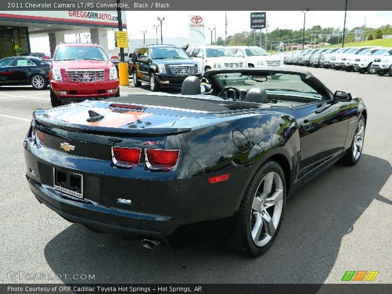 Black / Black 2011 Chevrolet Camaro LT/RS Convertible
