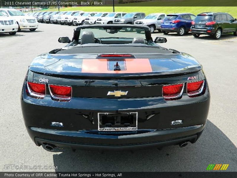 Black / Black 2011 Chevrolet Camaro LT/RS Convertible