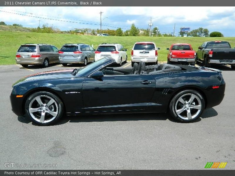 Black / Black 2011 Chevrolet Camaro LT/RS Convertible