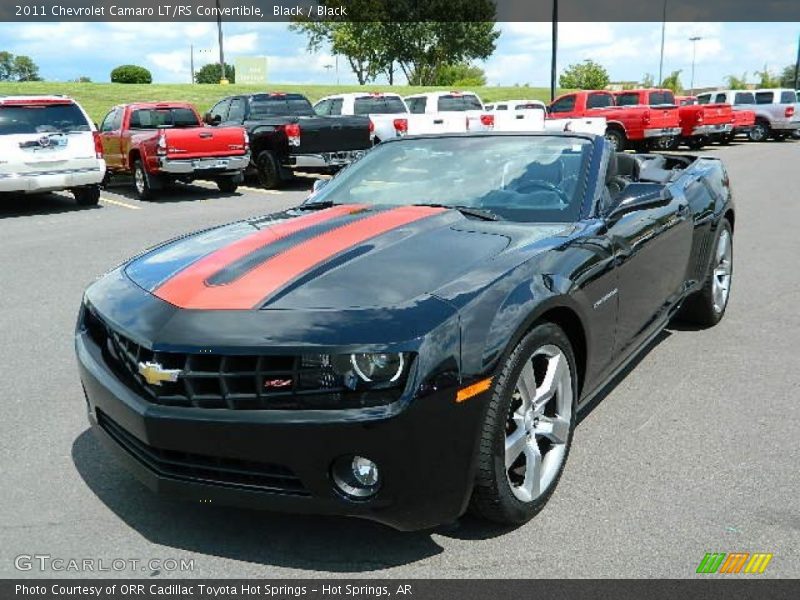 Black / Black 2011 Chevrolet Camaro LT/RS Convertible