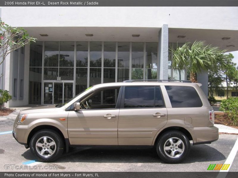 Desert Rock Metallic / Saddle 2006 Honda Pilot EX-L