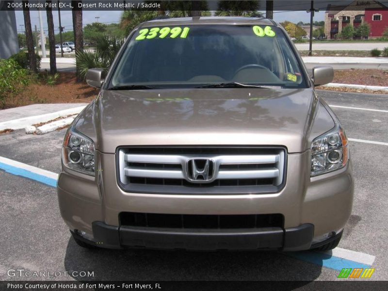 Desert Rock Metallic / Saddle 2006 Honda Pilot EX-L