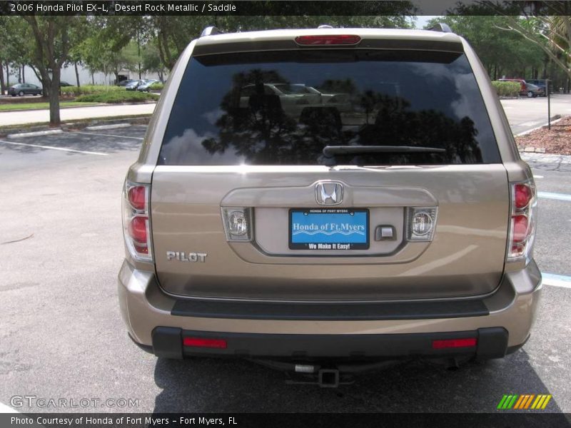 Desert Rock Metallic / Saddle 2006 Honda Pilot EX-L