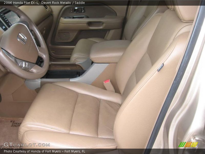 Desert Rock Metallic / Saddle 2006 Honda Pilot EX-L