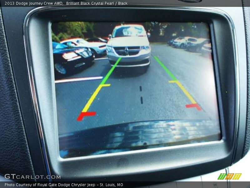 Brilliant Black Crystal Pearl / Black 2013 Dodge Journey Crew AWD