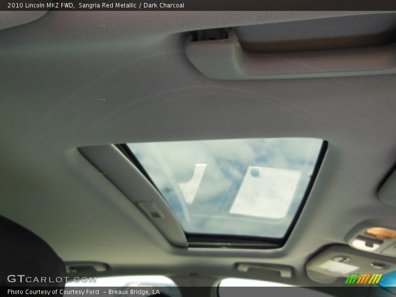 Sangria Red Metallic / Dark Charcoal 2010 Lincoln MKZ FWD