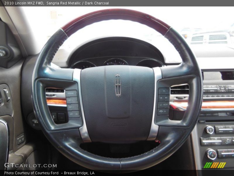 Sangria Red Metallic / Dark Charcoal 2010 Lincoln MKZ FWD