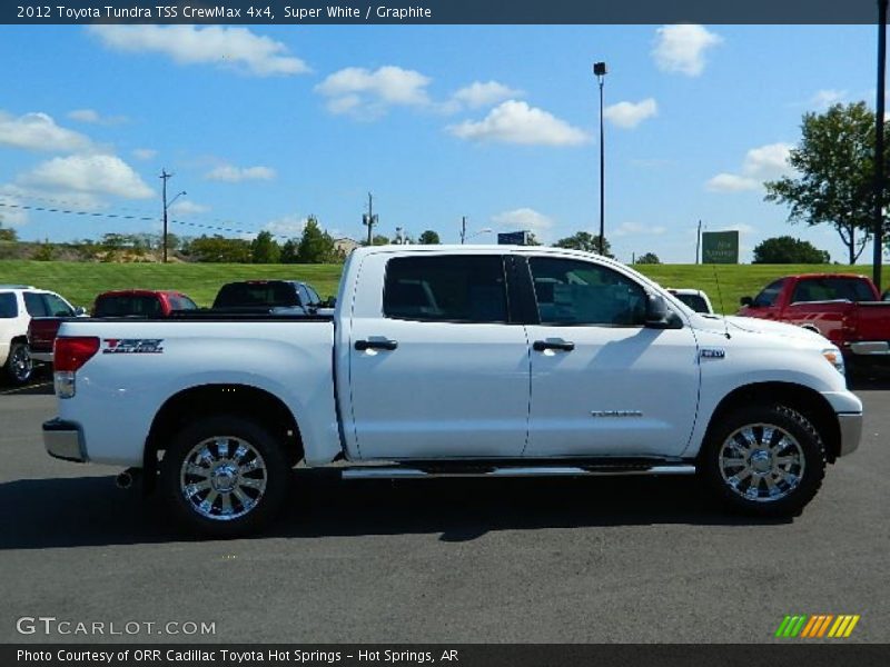Super White / Graphite 2012 Toyota Tundra TSS CrewMax 4x4