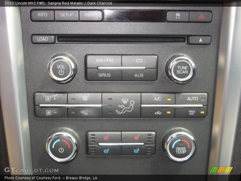 Sangria Red Metallic / Dark Charcoal 2010 Lincoln MKZ FWD