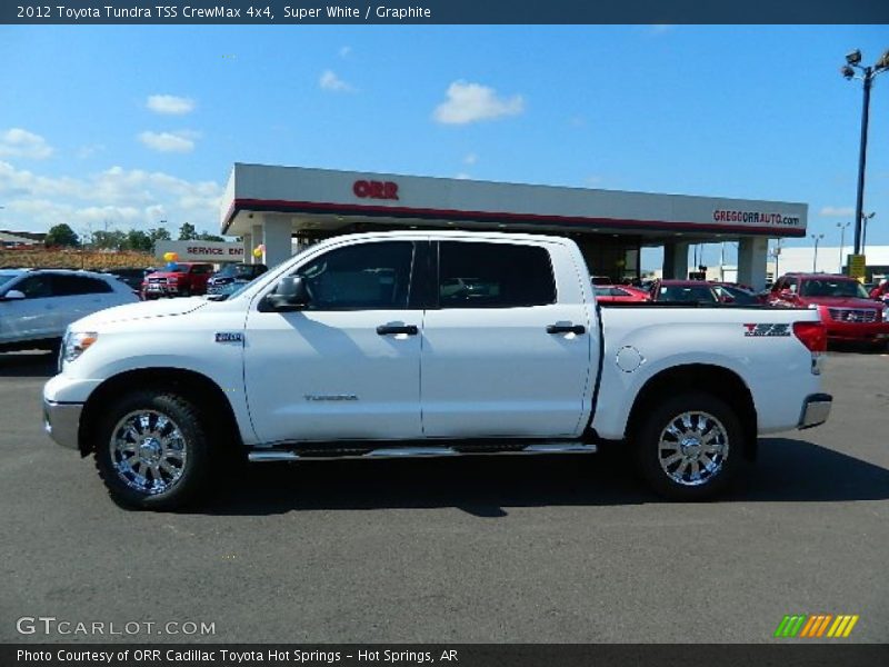 Super White / Graphite 2012 Toyota Tundra TSS CrewMax 4x4