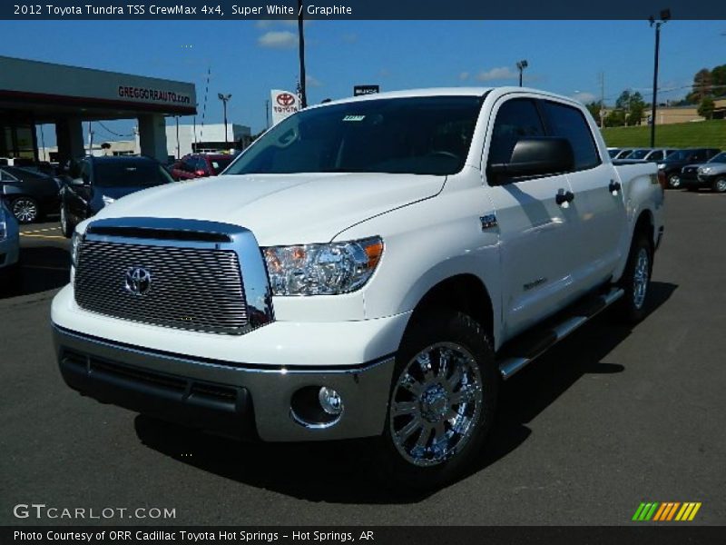 Super White / Graphite 2012 Toyota Tundra TSS CrewMax 4x4