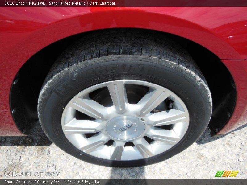Sangria Red Metallic / Dark Charcoal 2010 Lincoln MKZ FWD