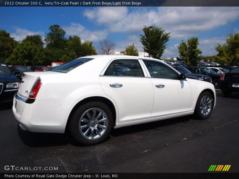 Ivory Tri-Coat Pearl / Dark Frost Beige/Light Frost Beige 2013 Chrysler 300 C