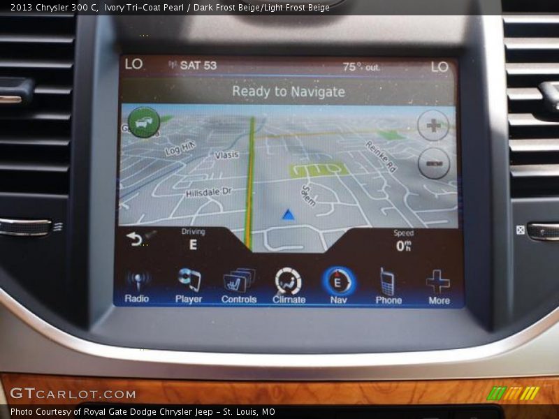 Navigation of 2013 300 C