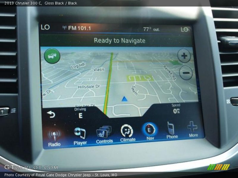 Navigation of 2013 300 C