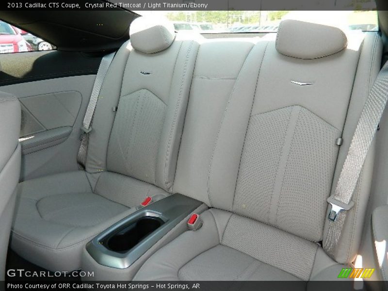 Crystal Red Tintcoat / Light Titanium/Ebony 2013 Cadillac CTS Coupe