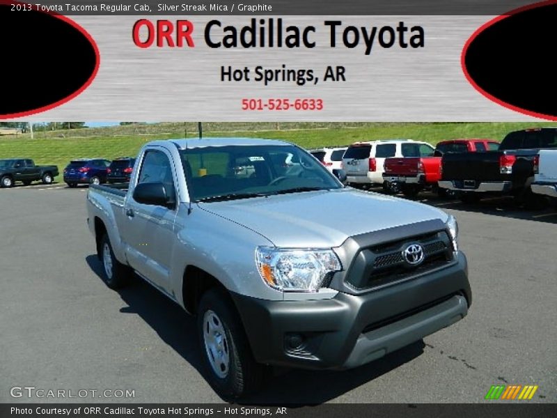 Silver Streak Mica / Graphite 2013 Toyota Tacoma Regular Cab