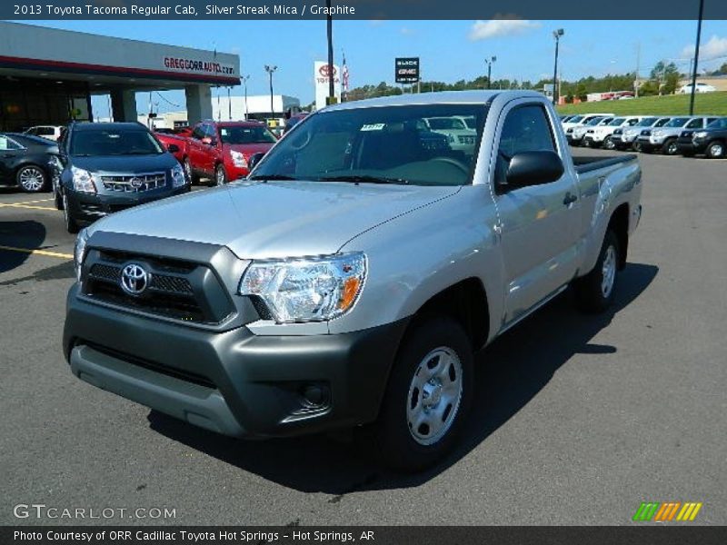 Silver Streak Mica / Graphite 2013 Toyota Tacoma Regular Cab