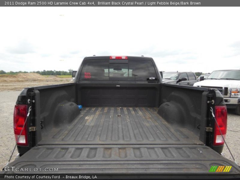 Brilliant Black Crystal Pearl / Light Pebble Beige/Bark Brown 2011 Dodge Ram 2500 HD Laramie Crew Cab 4x4