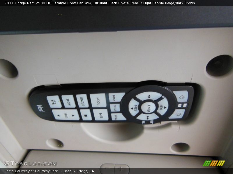 Brilliant Black Crystal Pearl / Light Pebble Beige/Bark Brown 2011 Dodge Ram 2500 HD Laramie Crew Cab 4x4