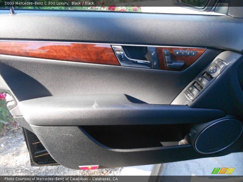 Black / Black 2009 Mercedes-Benz C 300 Luxury